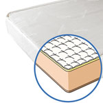 Matelas bebe coutil climatise 60 x 120 cm nouveau traitement aegis pas cher