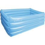Baignoire bébé de voyage gonflable turquoise pas cher