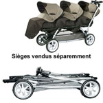 CHASSIS TRIPLETTE SW GRIS NOIR N65