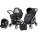Poussette trio easy drive completo denim black pas cher