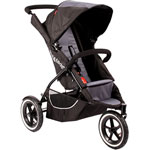 Poussette 3 roues classic noir pas cher