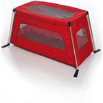 Lit pliant bébé traveller rouge pas cher