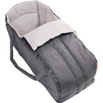 Couffin cocoon pour poussette classic dot navigator ou explorer gris pas cher