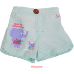 Maillot de bain couche short court éléphant souris fille 14-17kg pas cher