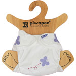 Surculotte imperméable mini papillons violets 2.5-8 kg pas cher