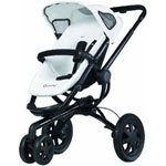 QUINNY Poussette buzz black label white chassis noir