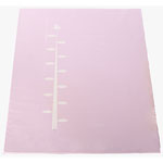 Tapis avec toise  pvc pour parc 93 x 72.5 cm rose pas cher