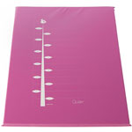 Tapis avec toise pvc pour parc 93 x 72.5 cm fushia pas cher