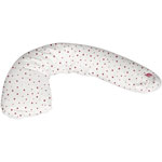 Coussin de maternité big flopsy blanc / étoiles rouges pas cher