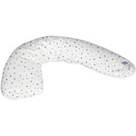Coussin de maternité big flopsy blanc / étoiles bleues nuit pas cher
