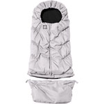 Chancelière bébé modulable eskimo gris clair / noir pas cher