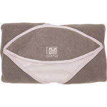 Couverture babynomade polaire t1 taupe/ rose pas cher