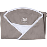 Couverture babynomade coton t1 taupe/ciel pas cher