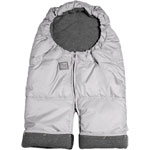 Nid d'ange combizip t1 gris clair / gris foncé pas cher