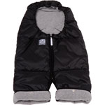 Nid d'ange combizip t1 noir/ gris clair pas cher