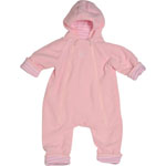 COMBINAISON ZIP UP T2 ROSE/RAYE ROSE-BLANC