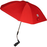 Ombrelle poussette universelle anti uv rouge pas cher
