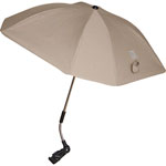 Ombrelle poussette universelle anti uv taupe pas cher