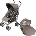 Poussette duo citylink 2 rc2 taupe / noir pas cher