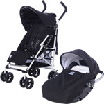 Poussette duo citylink 2 rc2 black and white pas cher