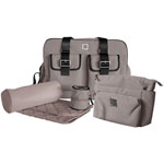Sac à langer globetrotter taupe pas cher