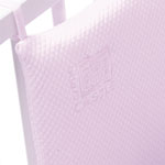 Tour de lit fleur de coton rose pas cher