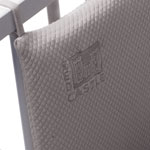Tour de lit fleur de coton taupe pas cher