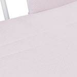 Edredon bébé fleur de coton rose pas cher