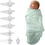 Couverture bébé miracle vert pas cher