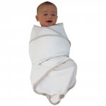 Couverture bébé miracle blanc/beige pas cher
