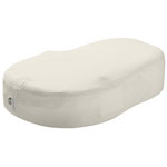 Drap housse fleur de coton naturel pas cher
