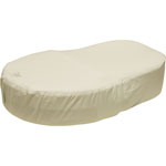Drap housse bebe fleur de coton ivoire pas cher