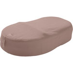 Drap housse bebe fleur de coton taupe pas cher