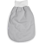 Gigoteuse cocobag ouatinée gris clair / blanc pas cher