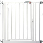 Barrière de porte auto clos 75 x 82.5 cm blanche pas cher