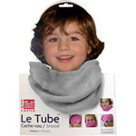 Tube polaire gris clair pas cher