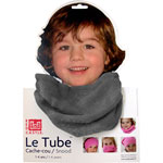 Tube polaire gris fonce pas cher