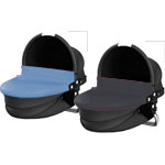 Tablier réversible pour nacelle yoga black/saphir pas cher