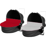 Tablier réversible pour nacelle yoga cherry/silver pas cher
