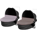 Tablier réversible pour nacelle yoga brown/sea fog pas cher