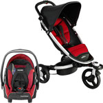 Poussette duo zen by babyzen +coussin +coque young profi plus cherry pas cher