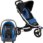 Poussette duo zen by babyzen +coussin +coque young profi plus saphir pas cher
