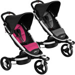 Poussette 3 roues zen by babyzen avec coussin réversible pink/grey pas cher