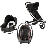 Poussette trio zen by babyzen avec nacelle yoga et coque mocca pas cher