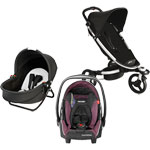 Poussette trio zen by babyzen avec nacelle yoga et coque mocca pas cher