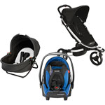 Poussette trio zen by babyzen avec nacelle yoga et coque saphir pas cher