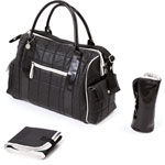 Sac à langer chic new style noir pas cher