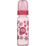 Biberon sans bpa tétine nouveau né silicone rose 240 ml pas cher