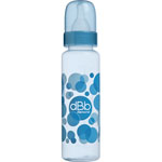 Biberon sans bpa tétine silicone bleu 330 ml pas cher