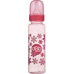 Biberon sans bpa  tétine silicone rose 330 ml pas cher